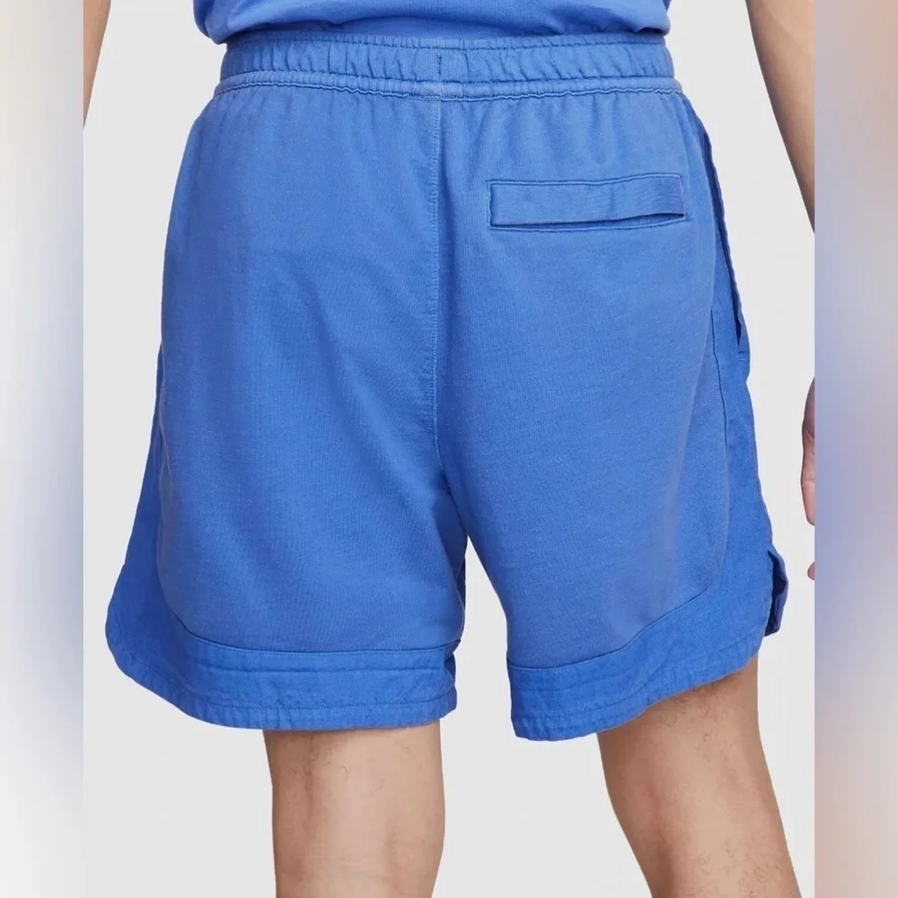 NEW NIKE Sportwear Essential French Terry Shorts Blue SZ  Large Athletic Wear